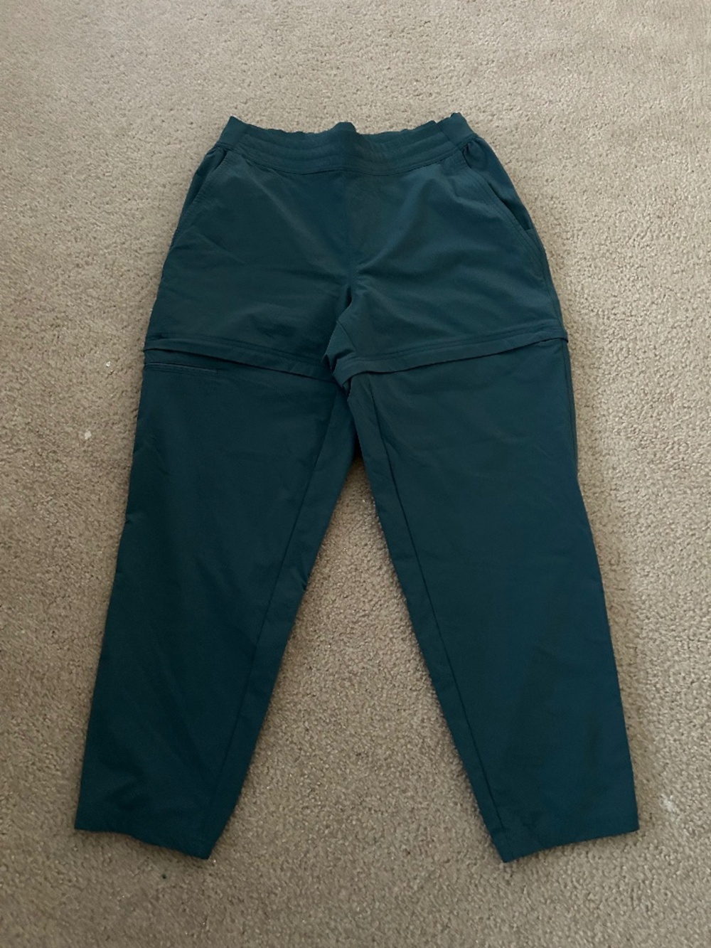REI Convertible Stretch Sahara Outdoor Women’s Pants Stone Blue Sz Large